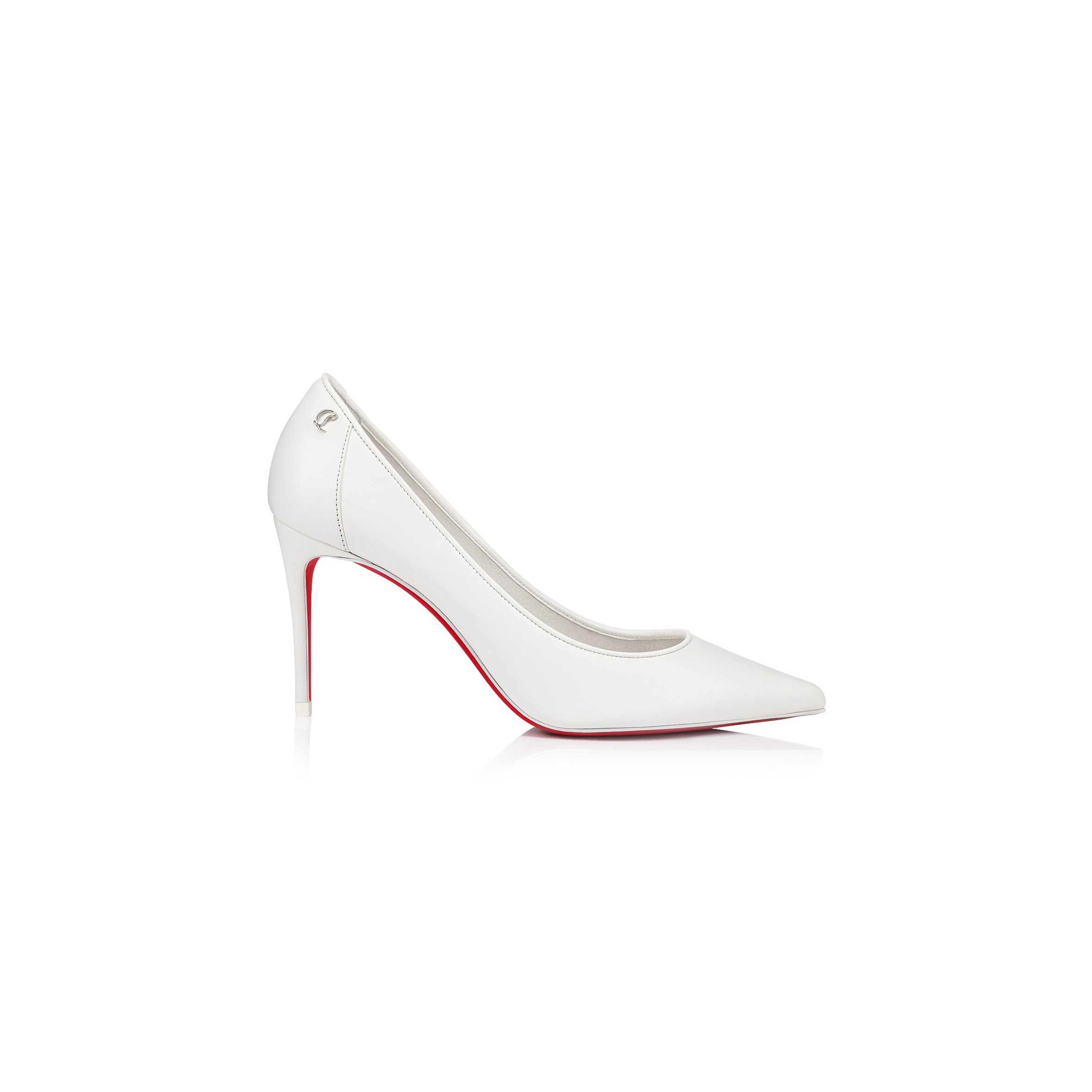 CHRISTIAN LOUBOUTIN SPORTY KATEPUMPS-NAPPA LEATHER-BIANCO-WOMEN 1240544W302